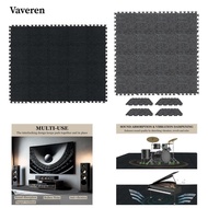 [Vaveren] 11.8x11.8" Felt Exercise Mats 20 Wear Resistant for Gym Protection Multipurpose