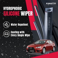 Kamatto Wiper Mitsubishi Lancer (2008-Present) Hydrophobic Silicone Water Repelling Coating