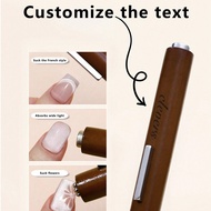 1pc Customized Nail Art Tool, Customizable Text & Letters - Cat Eye Magnetic 3-In-1 Multi-Functional