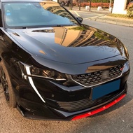 Front Bumper Spoiler Protector Plate Lip Type DGS Body Kit Splitter Carbon Surface Chin Shovel For P
