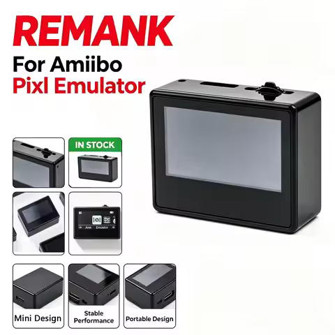 REMANK For Amiibo Emulator NFC Pixl For Amiibo Simulator For Switch2 3DS Game Accessories FLASHEMUL 