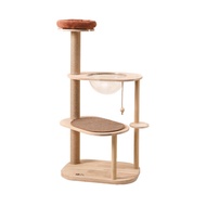 [SG] Fukumaru Fuwan Wooden Cat Tree Condo Climber with Cozy Space Chamber