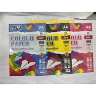 Aplus A4 80gsm colour paper Light color/Dark color/Cyber color(30 sheets 5 assorted colour)