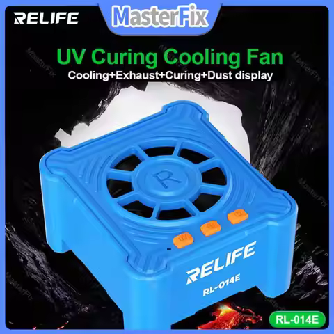 RELIFE RL-014E UV Curing Cooling Fan Fast Heat Dissipation UV Curing Smoke Exhaust Cooler Fan For Mo