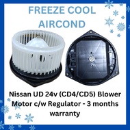 Nissan UD 24V (CD5/CD4) Blower Motor c/w Electric Panel Regulator