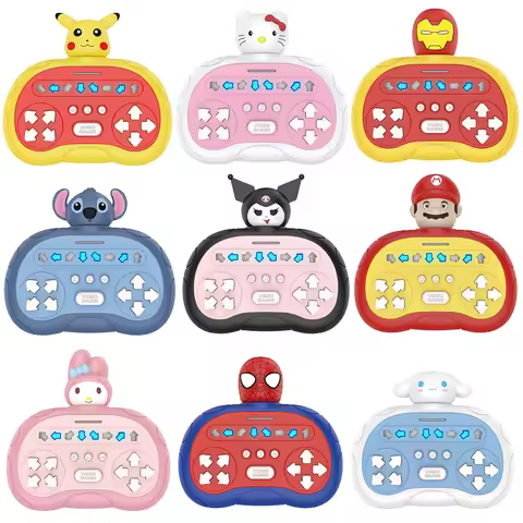 2026 New Spider-Man Quick Push Game Pop Up Fidget Bubble Electronic Pop it Pro Game Light AntiStress