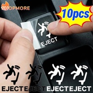 Creative Pop-Up Eject Button Sticker - Playful Automobile Dashboard ‘EJECT’ Pasters - Car Interior D