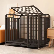 ST/💟Stainless Steel Dog Cage Dog Cage Pcs Large Dog Outdoor Reinforced Golden Retriever Medium-Sized Dog Pet Dog Cage Pc