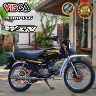 Striping WIN 100 Variasi Terbaru Stiker WIN Striping WIN100 Win001