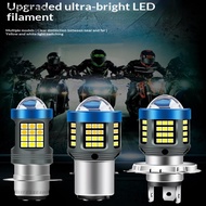 VIO 1/2Pcs 120W H4 LED Light For Motorcycle 360° Super Bright Mini Driving Light H4 H6 T19 P15D Head