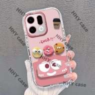 For OPPO Find X9 5G Case OPPO Find X9 Pro 5G Case Healing Smile Transparent Shock-Absorbing Mobile P
