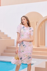Jebeya English Lady Dress in Blossom Pink (สีชมพู)