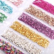 Boom✿1 Set Broken Glass Stones Crystal UV Epoxy Resin Filler DIY Nail Art Decorations