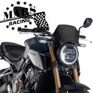 ikronman Motorcycle Carbon Fiberlines Sports Windshield WindScreen Deflector Viser Visor Fits For HO