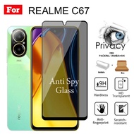 Tempered Glass Spy REALME C67 - TG REALME C67 - Latest SPY Protector