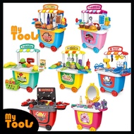 Mytools Kids Education Pretend Role Play Set Trolley With 4 Wheels