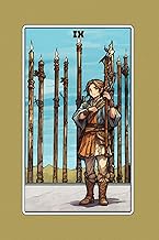 Nine of Wands - Tarot Card Notebook - Card No.35 (Color Ed.): A5 Ruled Lined Tarot Journal Diary Ske