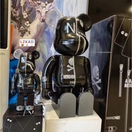 Be@rbrick × BAPE × NBHD A BATHING APE(R) Neighborhood(R) 400% 28cm Gear Joint Bearbrick Toy Anime Action FiguresCollection Gift