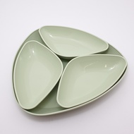 Dessert Tray Snack (4 Pieces/Pack) Plate Size 28 x 28 x 4 Cm.