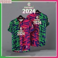 2025 fashion EFOOTBALL FULL SUBLIMATION JERSEY NEW DESIGN RETRO COLLAR VIRAL Tshirt Man Baju Jersey 