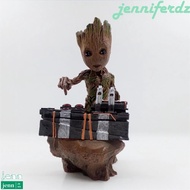 JENNIFERDZ Groote Doll Model Special Guardian of The Galaxy Desk Decoration Gifts for Kid Groot Figure