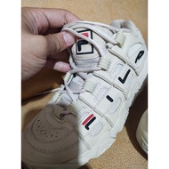 Fila logo Embroidery Shoes, Beige Color, sz 37.5, like new secondbrand