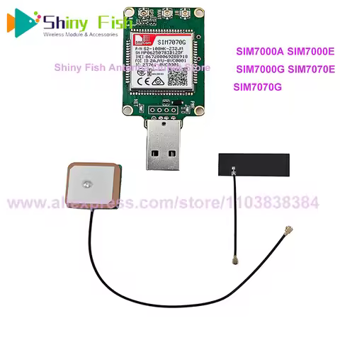 SIMCom LTE 4G NB-IoT Cat M USB Dongle SIM7000A SIM7000E SIM7000G SIM7070E SIM7070G LPWA Breakout Cor