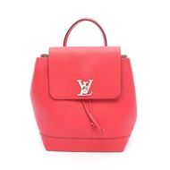 【二手】LOUIS VUITTONLockme 雙肩包 M41818 紅寶石色皮革 - 女士雙肩包