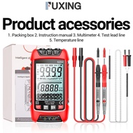 FUXING 6000นับ SZ02มัลติมิเตอร์แบบดิจิทัลที่มีการควบคุมตัวแสดงอ่านแอลซีดีใช้งานง่าย