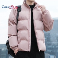 Cozy Up Men S Long Sleeve Winter Jackets New Thickened Warm Casual Solid Color