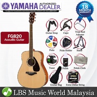 Yamaha FG820 41" Dreadnought Solid Spruce Top Acoustic Guitar Natural (FG 820)