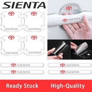 Toyota Sienta Door Handle Protection Car Inner Door Bowl Transparent Anti scratch Sticker GR Sport Door guard anti collision Accessories