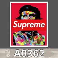 A362 - Supreme logo character sticker waterproof reform DIY laptop carrier bicycle tumbler phone case sticker