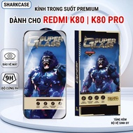 Redmi K80, K80 Pro premium full screen tempered glass xm phone screen protector