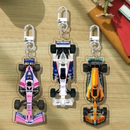 GANTUNGAN F1 CAR Keychain | F1 UV Printed 2-Sided Car Keychain on 3MM Acrylic | F1 Keychain | Gifts 
