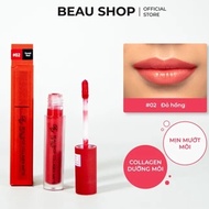 Beau Shop Collagen Matte Lipstick COLOR 02 baby Pink