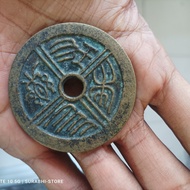 Pis Amulet 4 Elements Of Antique Ground Wind Fire Water (Earloop) 6cm