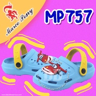 Marco pony MP757 รองเท้าแตะเด็ก รองเท้าแตะปิดหัวเด็ก รองเท้าลายการ์ตูน รองเท้ารัดส้นเด็ก รองเท้าใส่สบาย ลายน่ารักๆ