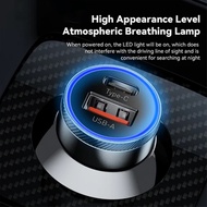 【2 in 1】Dual USB Car Charger 3.4A Fast Charging - Compatible with Apple Android All Devices - Travel