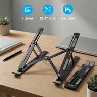NUOXI Adjustable Laptop Stand 12-17 Inch Aluminum Foldable Adjustable Laptop Stand/ Aluminum 12-17 I