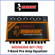 MOHAWK 7 Band Equalizer Amplifier MY SERIES ORANGE - MY - 7EQ PREAMP