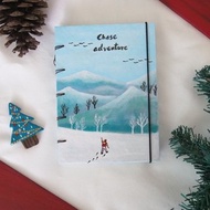 【ของขวัญคริสต์มาส】【ของขวัญสั่งทำพิเศษ】I walk in the snow Notebook 筆記本