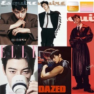 [ CHA EUN WOO 2025 September Esquire ELLE dazed & confused Korea magazine cover photo ] + free gift 