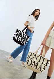 Gentle Woman Canvas Tote Bag