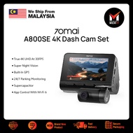 70mai Dash Cam 4K A800SE | 4K 30FPS | 24H Smart Parking Surveillance | Dual Channel Recording