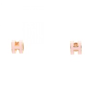 【二手】愛馬仕 HERMES 耳環 MINI POP H Mini Pop H GP（鍍金）MINI POP H 耳環 女士二手 A