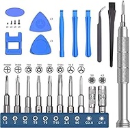Repair Tool Kit for Nintendo Xbox PS5 PS4, 23 in 1 Triwing Screwdriver Set with T6 T8 T9 T10 Torx 3.