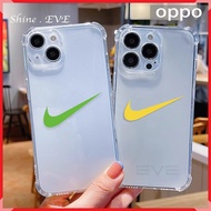 Compatible For Oppo A57 A12 A38 A7 A9 F9 big nike yellow logo Case A3 A93 A98 A79 F11PRO A54 A15s A7