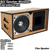 Box Speaker Miniatur Line Array 4 Inch