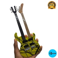 Miniature wall shelf decoration guitar eddie van halen double neck LIMITED EDITION
